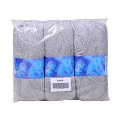 Altın İlmek 3'lü Örgü İpliği Safir Seti -  300 gr