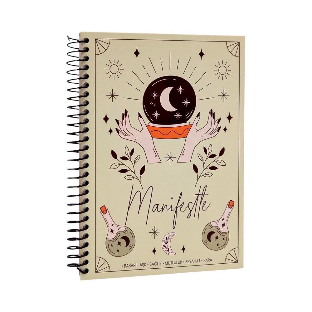 Stickerlı Manifest Günlük Defter Model 4