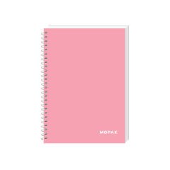 Spiralli 72 Yaprak PP Kapak A4 Çizgili Defter Pembe