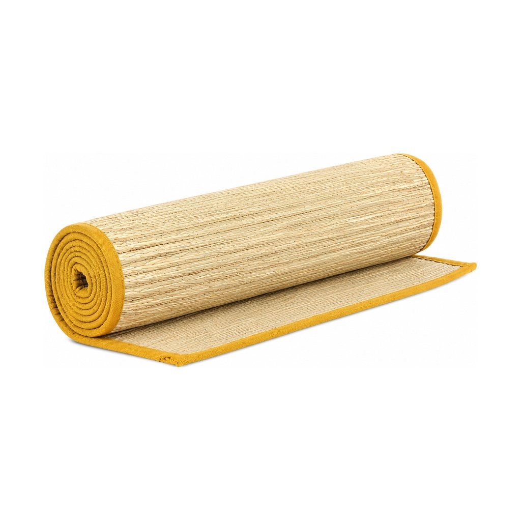 Hasır Plaj Matı - 60x180 cm Sarı