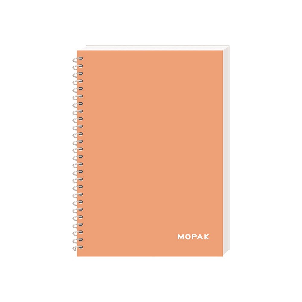 Spiralli 72 Yaprak PP Kapak A4 Çizgili Defter Turuncu