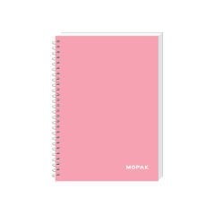 Spiralli 72 Yaprak PP Kapak A4 Çizgili Defter Açık Pembe
