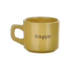 3'lü Seramik Espresso Fincanı - 19x7,5 cm