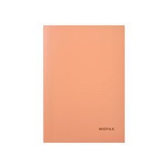 A5 Defter 60 Yaprak PP Kapak Kareli Defter Turuncu