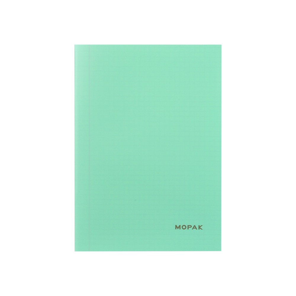 A5 Defter 60 Yaprak PP Kapak Kareli Defter Yeşil