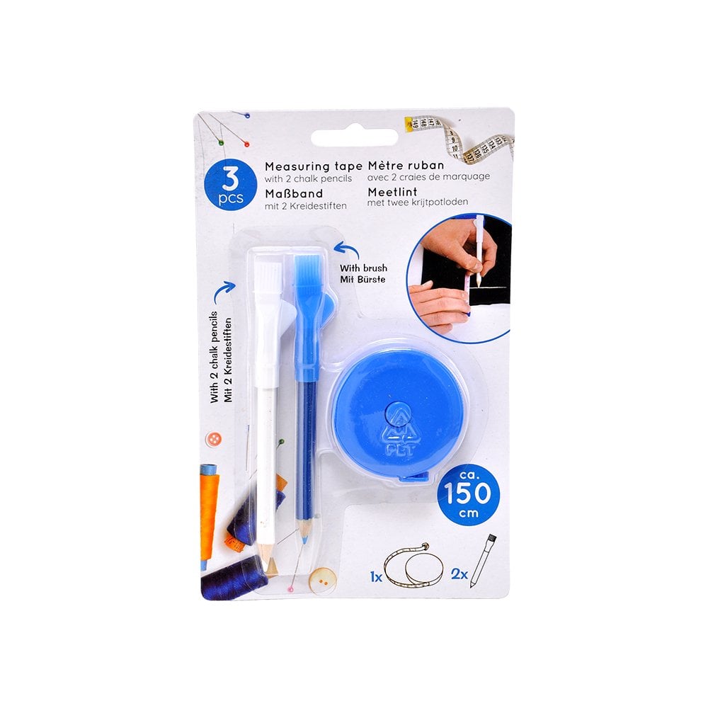 Mezura + Fırçalı Kalem Seti