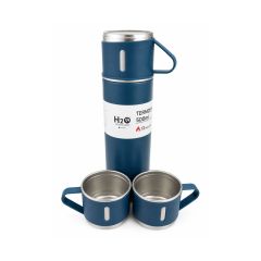 3 Fincanlı Çelik Termos - 0,5 L Lacivert