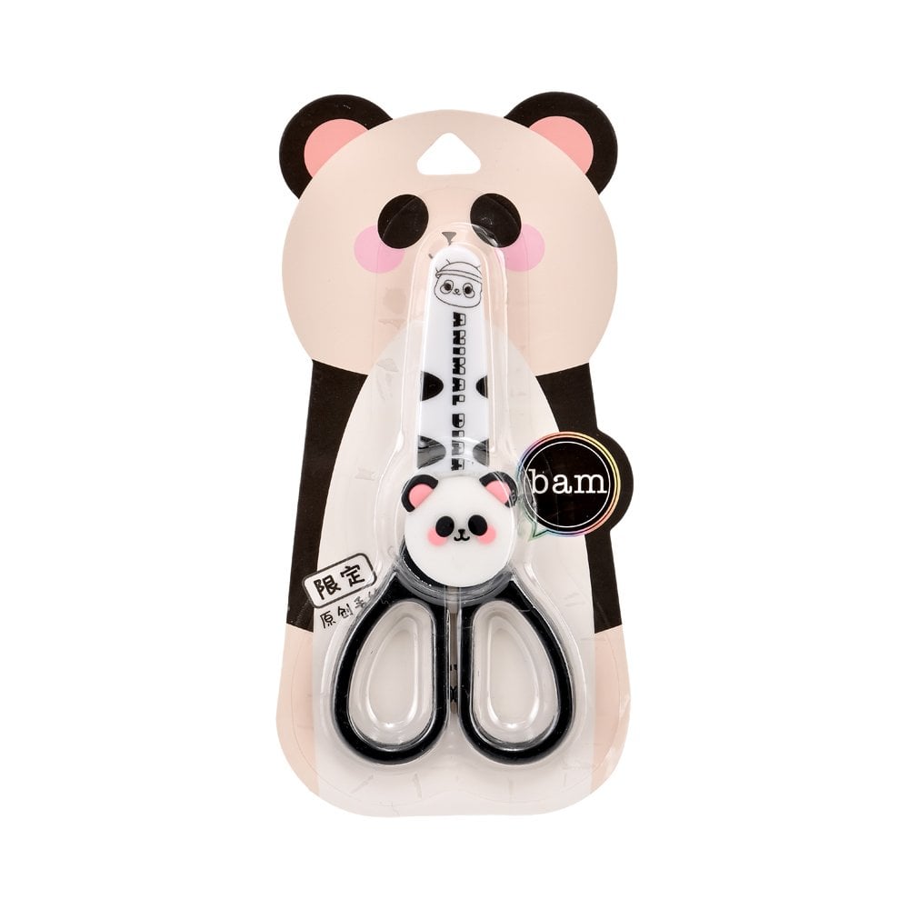 Hayvan Figürlü Korumalı Makas - 13 cm Panda
