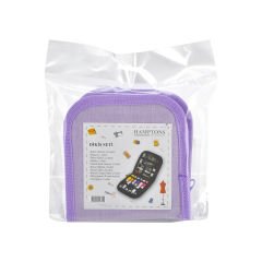 Çantalı Renkli Dikiş Seti - 64 Parça Mor