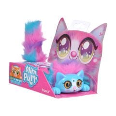 Pelüş Kabarık Tüylü Kedi Sesli Hareketli - Mini Purr