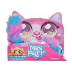 Pelüş Kabarık Tüylü Kedi Sesli Hareketli - Mini Purr