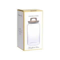 Akasya Kapaklı Cam Kavanoz - 1800 ml