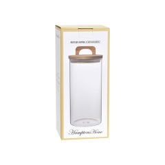 Akasya Kapaklı Cam Kavanoz - 1200 ml