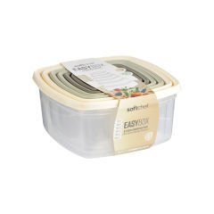 Easy Box 6'lı Kare Saklama Kabı