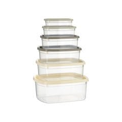 Easy Box 6'lı Dikdörtgen Saklama Kabı
