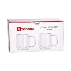 2'li Çift Cidarlı Espresso Fincanı - 100 ml