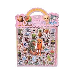 Brainrot Çanta Sticker Set - 4 Yaprak