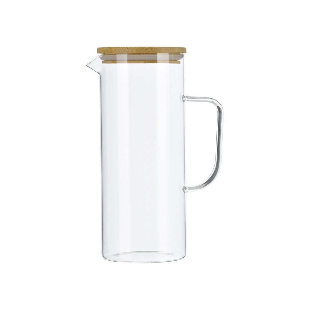Bambu Kapak Cam Sürahi - 1.5 L