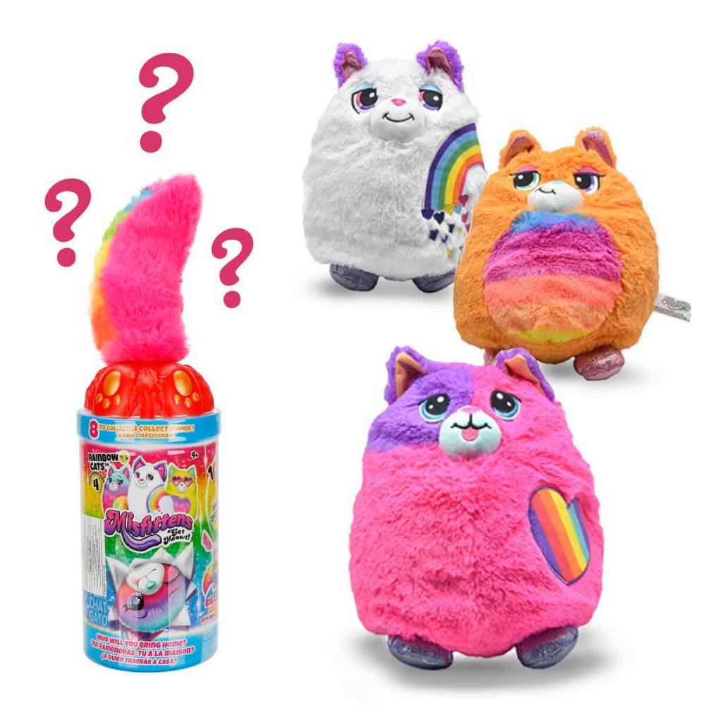 Misfittens Peluş Kedi (Özel Kutusunda) Pembe