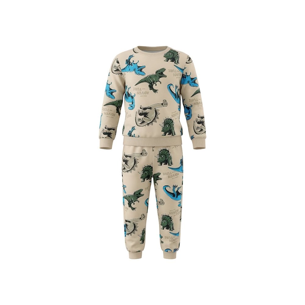 Erkek Çocuk 2'li Takım - Dino Baskı