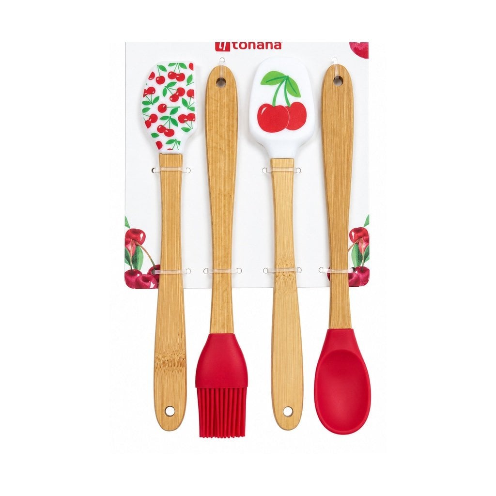 4 Parça Mini Silikon Mutfak Seti
