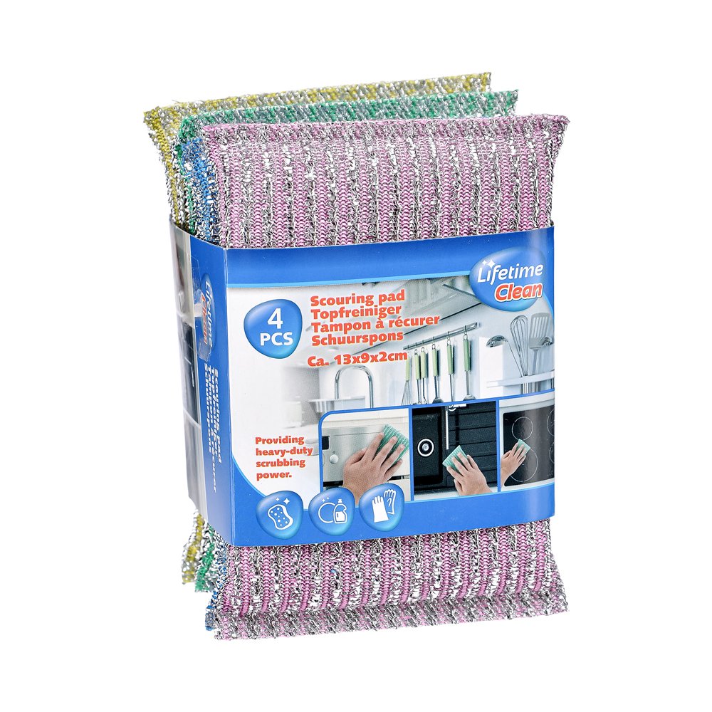 4'lü Simli Bulaşık Süngeri