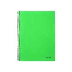 Spiralli 120 Yaprak PP Kapak A4 Kareli Defter