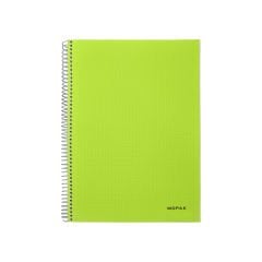 Spiralli 120 Yaprak PP Kapak A4 Kareli Defter