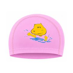 Likrali Kumaş Çocuk Bone Pembe