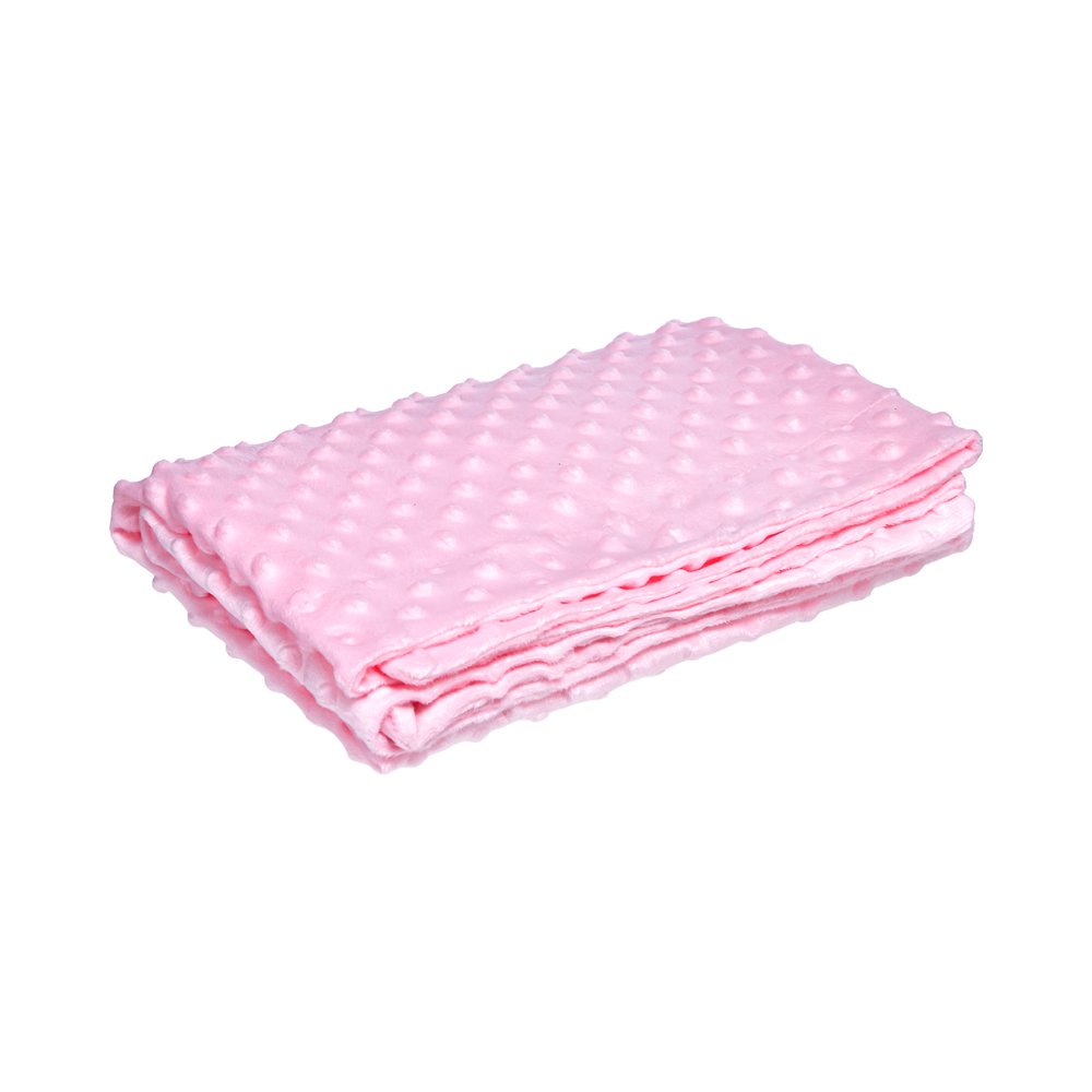 Bebek Unisex Çift Katmanlı Nohut Battaniye - 80x90 Pembe