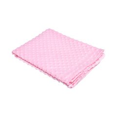 Bebek Unisex Çift Katmanlı Nohut Battaniye - 80x90 Pembe