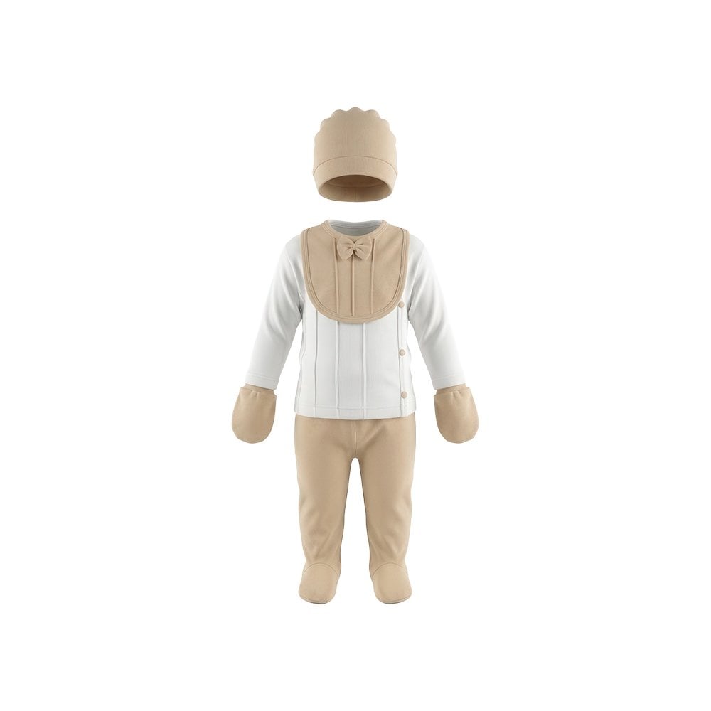 5'li Kutulu Erkek Bebek Zıbın Set