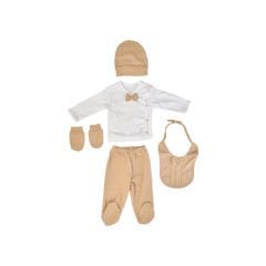 5'li Kutulu Erkek Bebek Zıbın Set