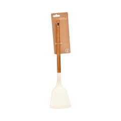 Ahşap Saplı Silikon Spatula - 34 cm