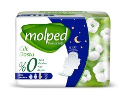 Molped Pure&Soft Tekli Gece 6'lı