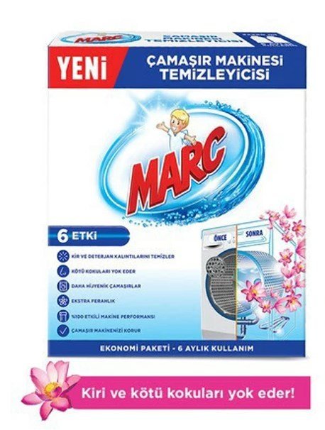 Marc Çamaşır Makinesi Temizleyicisi 2x250 Ml