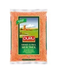 Duru Kırmızı Futbol Mercimek 1000 Gr