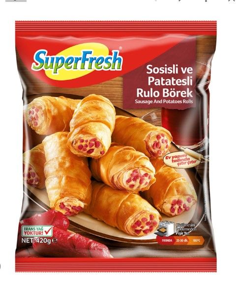 Süper Fresh Sosisli Börek 420 Gr