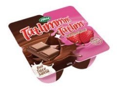 Sütaş Tatlımmm Tatlım Çikolata - Çilek Puding 4X70 Gr