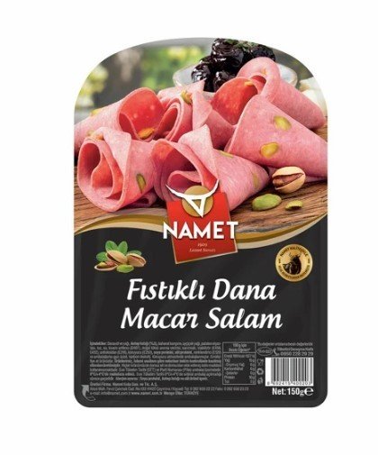 Namet Dilimli Fıstıklı Salam 150 Gr