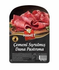Namet Dilimli Pastırma Çemeni Sıyrılmış 130 Gr