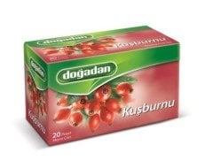 Doğadan Kuşburnu 20'li Poşet Meyve Çayı