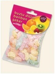 Elit Meyve Aromalı Buzlu Dilim Bonbon Şeker 125 Gr