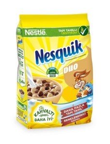 Nestle Nesquik Duo Çikolatalı Kahvaltılık Gevrek 310 Gr