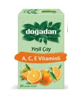 Doğadan A,C,E Vitaminli Yeşil Çay 20 'Li