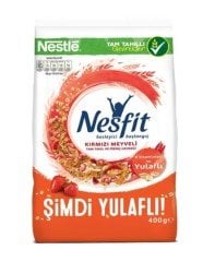 Nestle Nesfit Kırmızı Meyveli Tam Buğday ve Pirinç Gevreği 400 Gr
