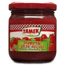 Tamek Diabetik Çilek Reçeli 200 Gr