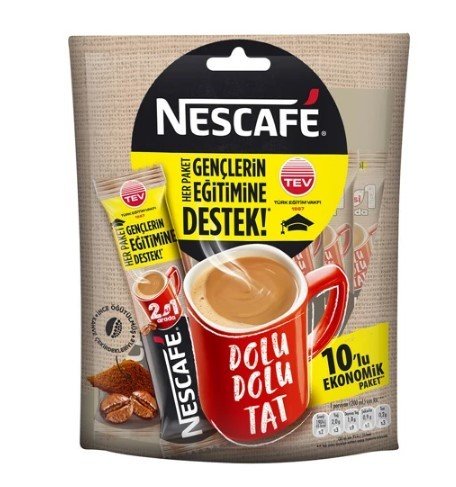 Nescafe 2'si 1 Arada 10x10 Gr