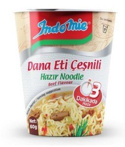 Indomie Dana Eti Çeşnili Noodle Bardak 60 Gr