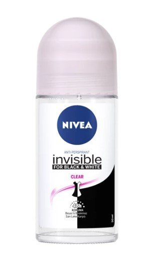 Nivea Invısıble Black&Whıte Clear Roll-On Deodorant 50 Ml